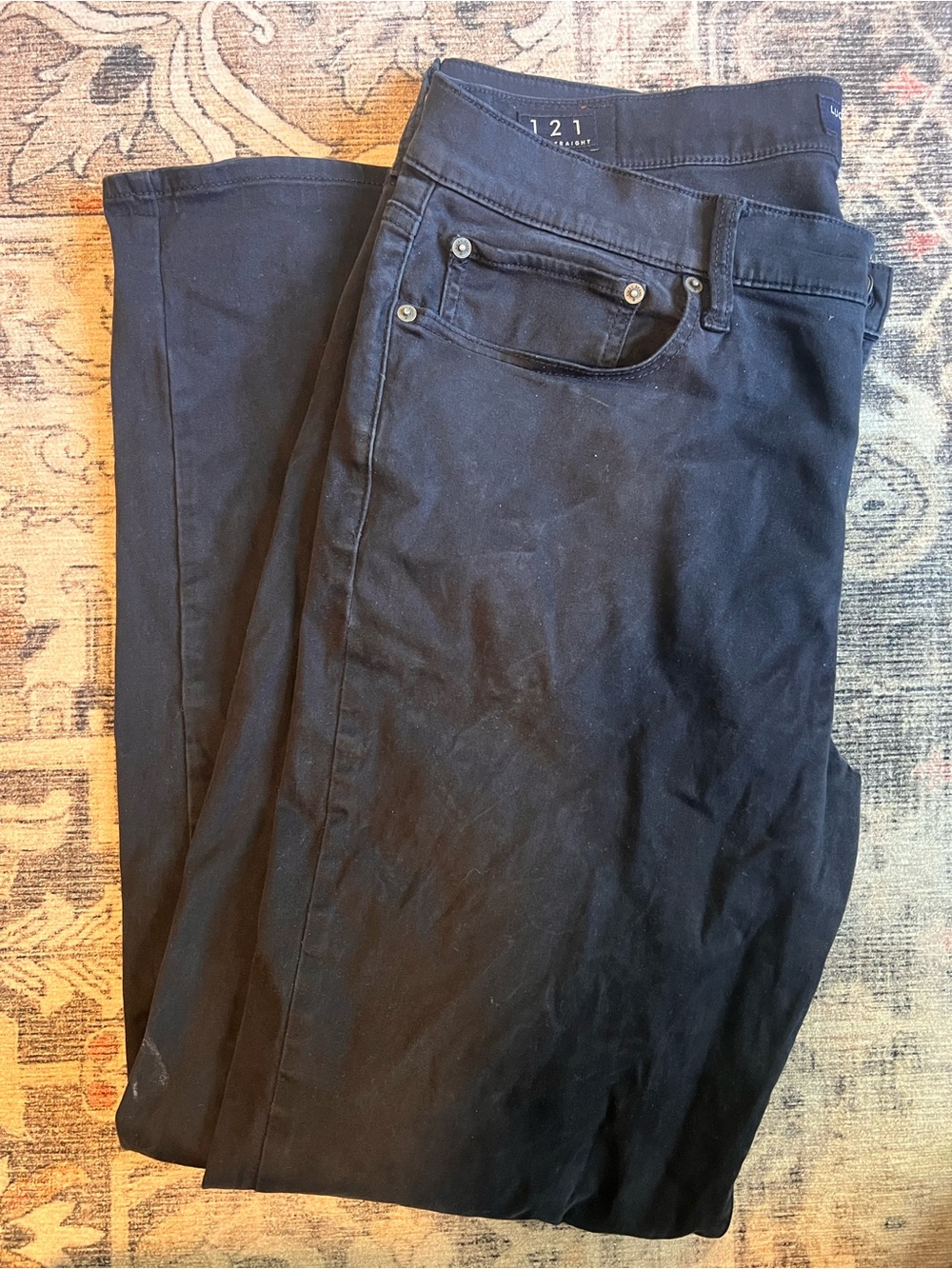 Men’s 121 Black Slim Straight Lucky Brand pants